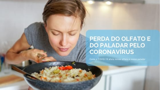 perda do olfato e do paladar